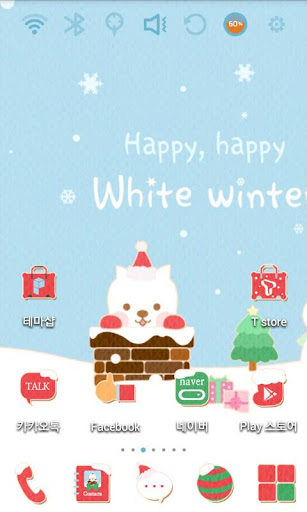 Cute Santa Launcher Theme