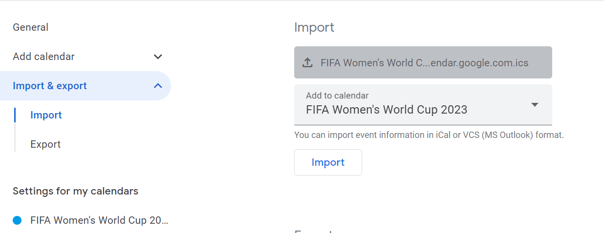 How to add the 2023 FIFA Women's World Cup schedule to your calendar