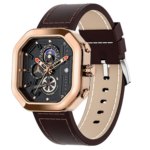 Title 3, Mens Premium Sense Square Fashion Business Watch