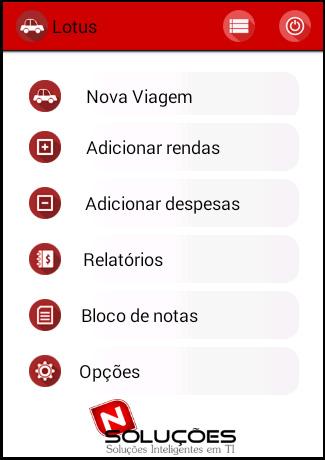 Lotus - Controle de Viagem