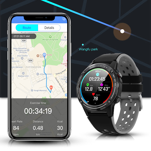 Title 5, GPS Positioning Smart Watch Bluetooth Sports Br...