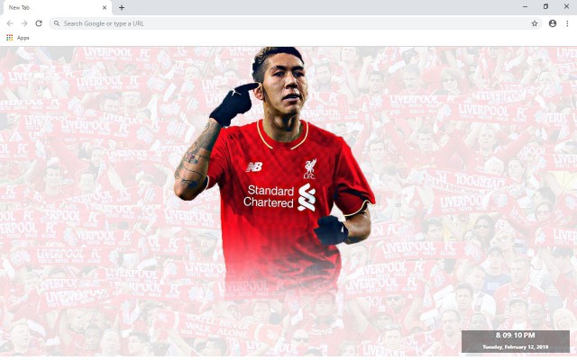 Roberto Firmino New Tab Theme