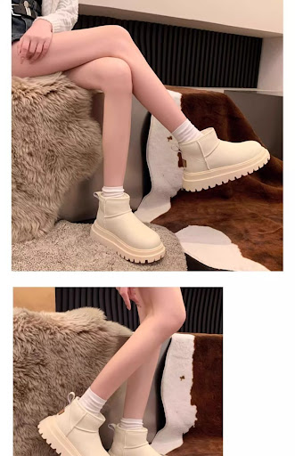 Title 3, New fleece-lined thick leather waterproof snow ...