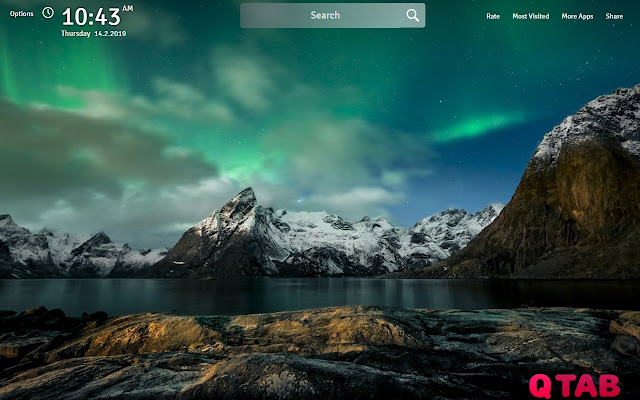 Northern Lights Wallpapers Theme New Tab