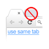 Open link in same tab, pop-up as tab [Free] logo