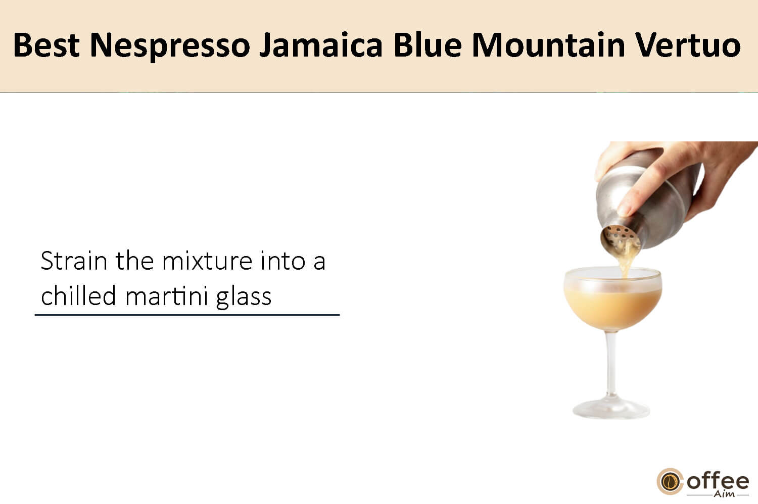 In this image, I elucidate the preparation instructions for crafting the finest Nespresso Jamaica Blue Mountain Vertuo coffee pod.