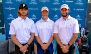 Rupert Kaminski, Rhys Enoch and Michael Palmer were the pros in attendance at the unveiling of the Fortress International in Johannesburg on Wednesday.