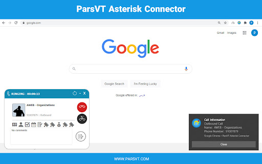 ParsVT Asterisk Connector