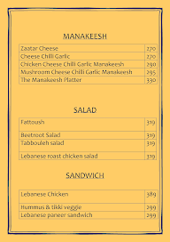 Mystic Lebanese menu 2