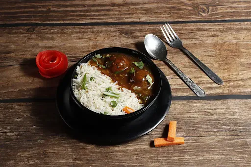 Veg Manchurian Rice Bowl