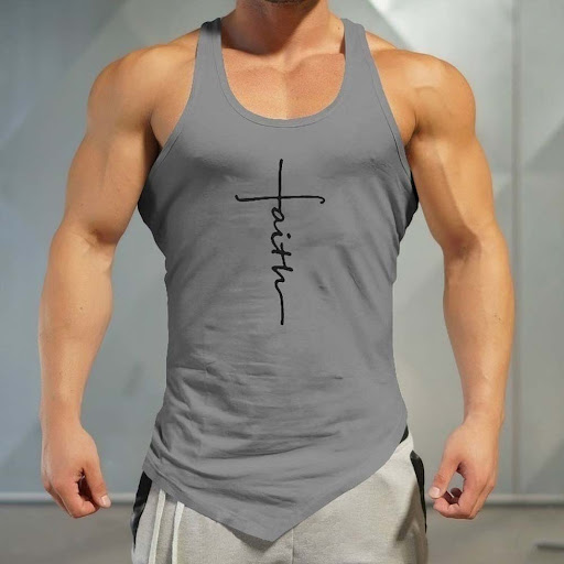 Title 2, Mens and Womens Same Sleeveless Vest Printed ...