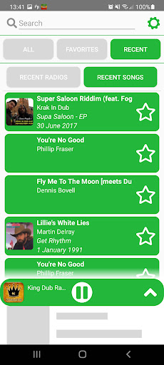Screenshot Reggae Radios