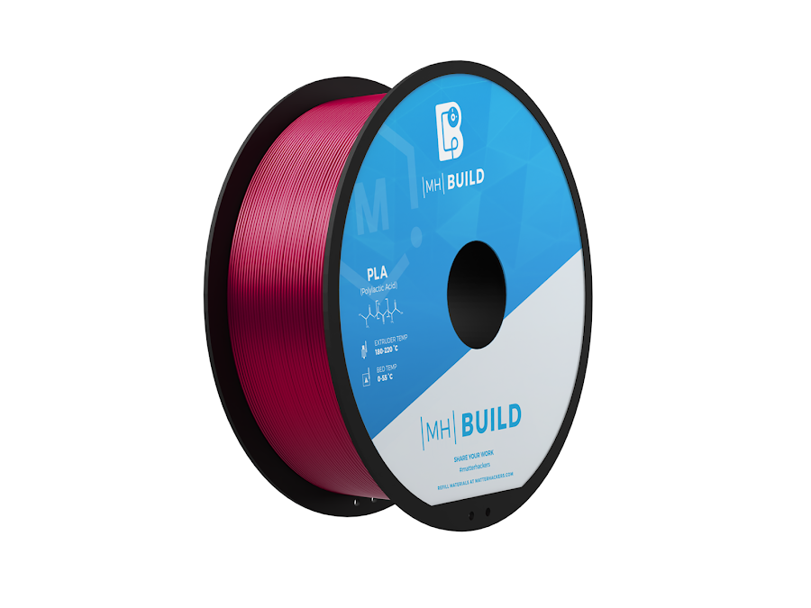 Magenta MH Build Series PLA Filament - 2.85mm (1kg)