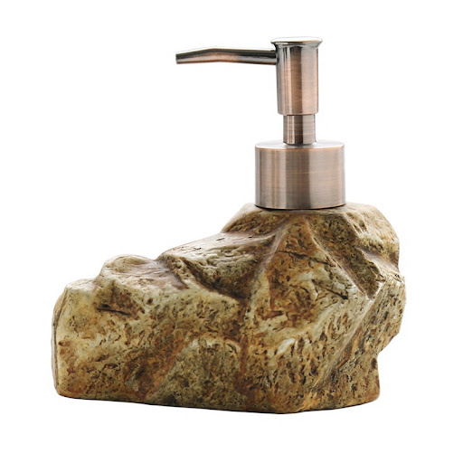 Title 2, Ceramic Retro Stone Soap Dispenser, a stylish a...