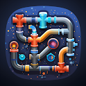 Space Pipes Connect Puzzle