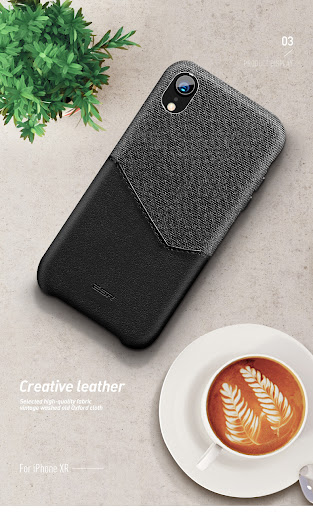 Title 4, iPhone back case with card slot, compatible wit...