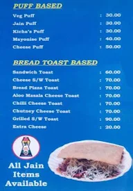 Kichas Corner menu 2