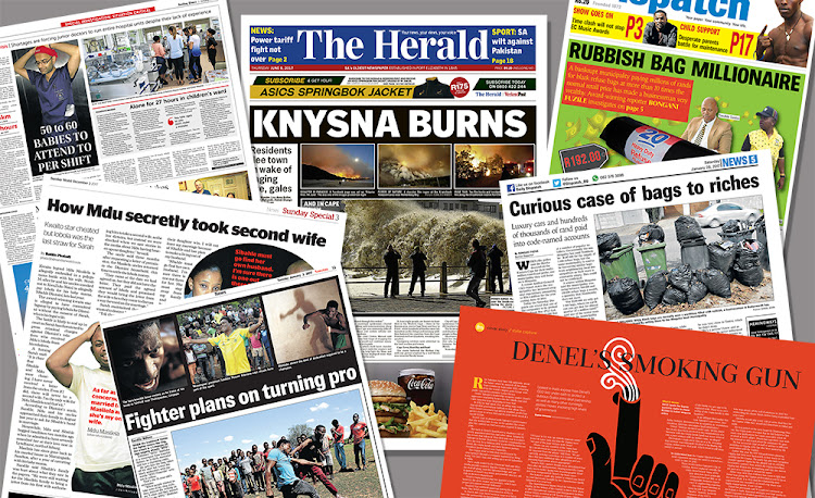 Some of the Sikuvile award-nominated journalism from Tiso Blackstar Group publications.