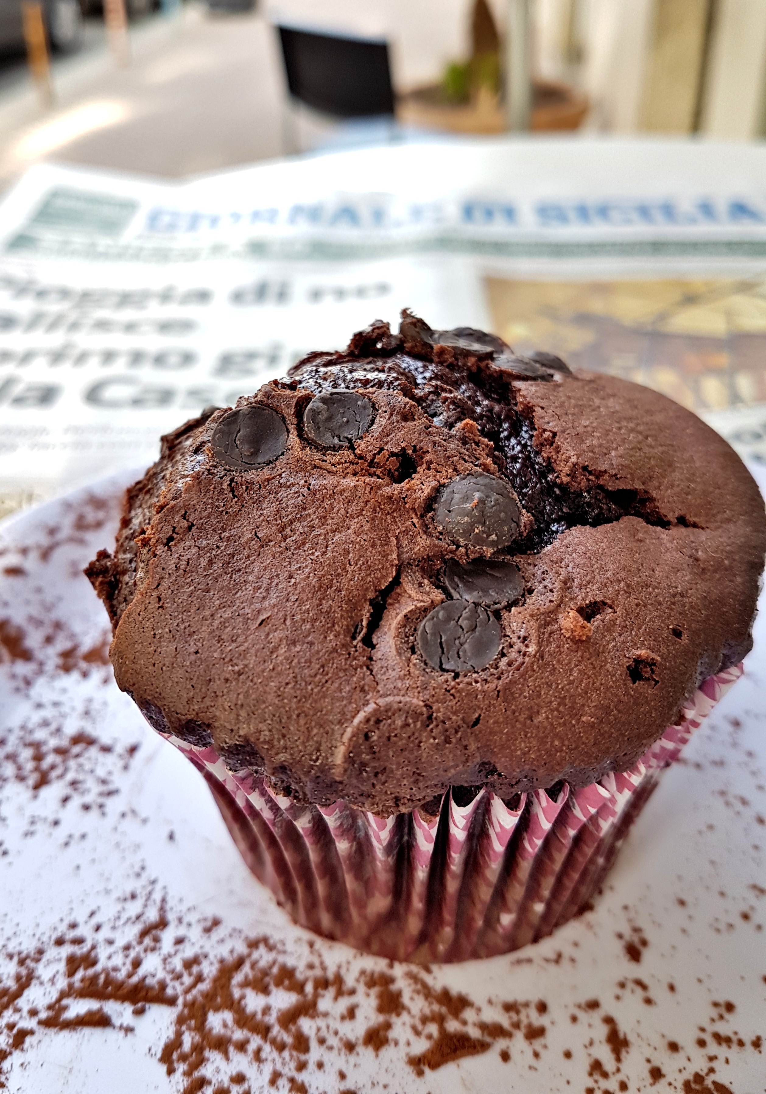 Muffin al cioccolato e notizie del giorno di rosarionotaro@gmail.com