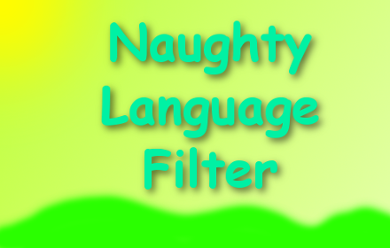 Naughty Language Filter Preview image 0