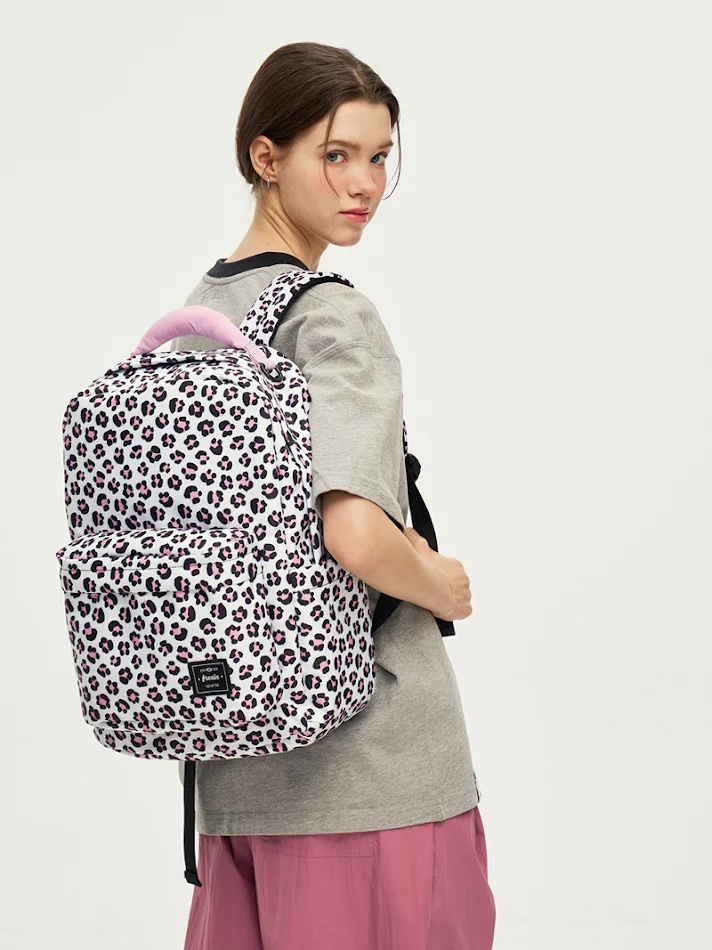 Travel Casual Leopard Print Backpack, Large Capacity. Comfortable and stylish for everyday use, travel and adventures. A