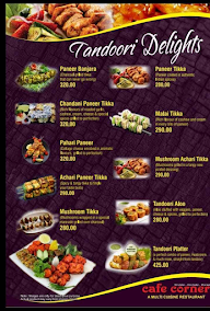 Cafe Corner menu 1