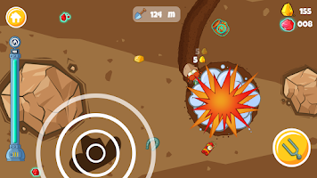 Diggy: Gold Rush - Play online at Coolmath Games