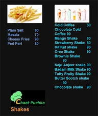 Chaat Puchka menu 1