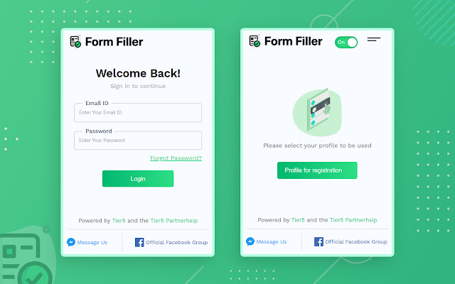 Form Filler chrome extension