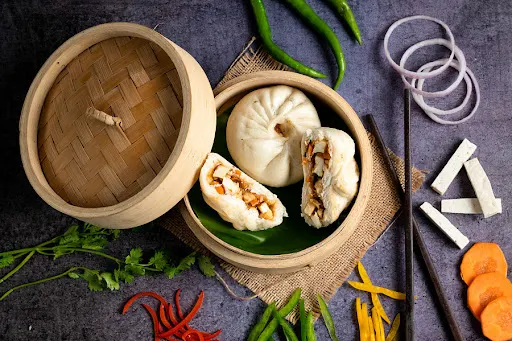 Veg Paneer Steamed Bao