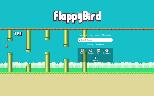 Flappy Bird Classic New Tab chrome extension