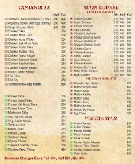 Chawla's 2 Online.com menu 3