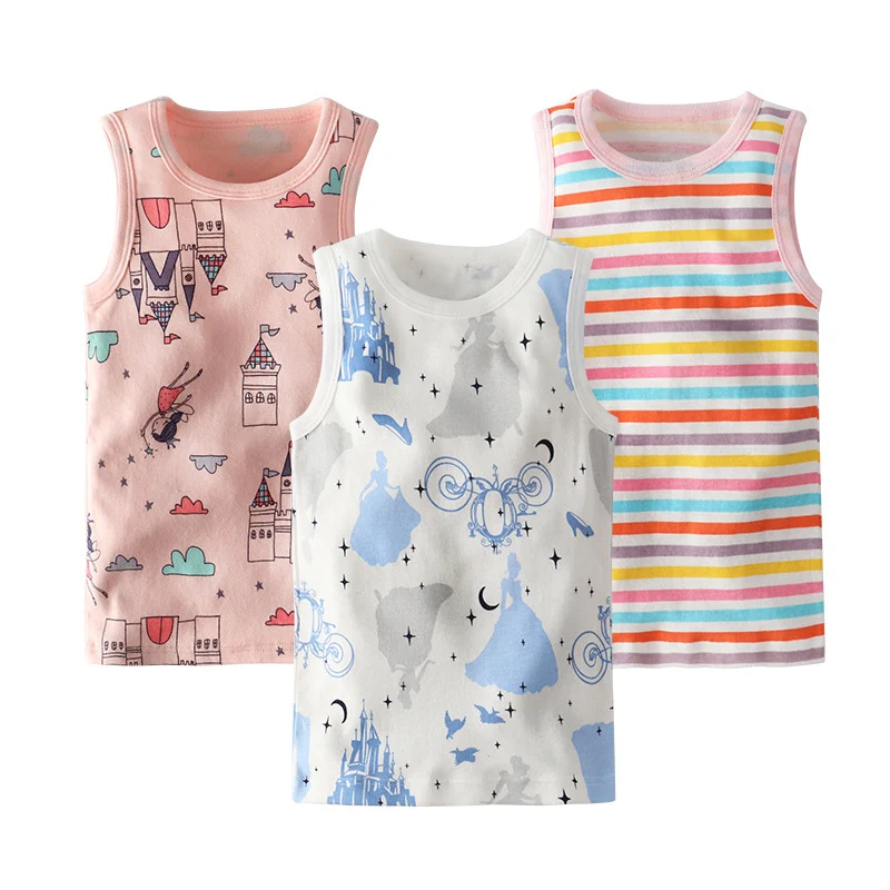 Title 3, Cartoon Baby Boy Primer Vest, a soft and comfor...