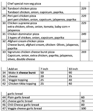 Shalimar Pizza menu 1