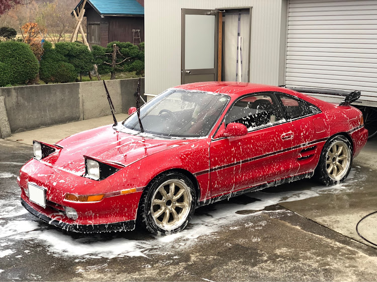 MR2の青森最高！！・夏泊半島！！・リトラは最高で最強です！！・潮水を被り泡泡プレイ💕・MR2は今日も元気に走ります！！に関するカスタム事例の投稿画像9枚目