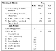 Charminar Restaurant & Tiffins menu 2