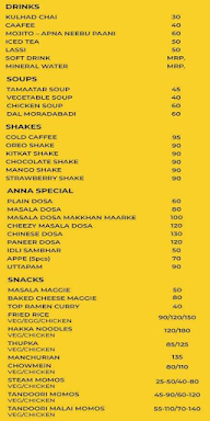 Desivideshi Cafe menu 1