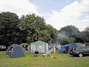 THE GREAT OUTDOORS: Lee Valley Camping and Caravan Park, near Epping Forest, London