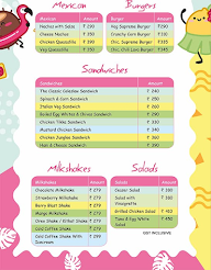 Wooray Cafe menu 2