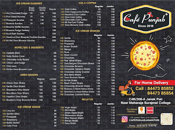 Cafe Punjab menu 