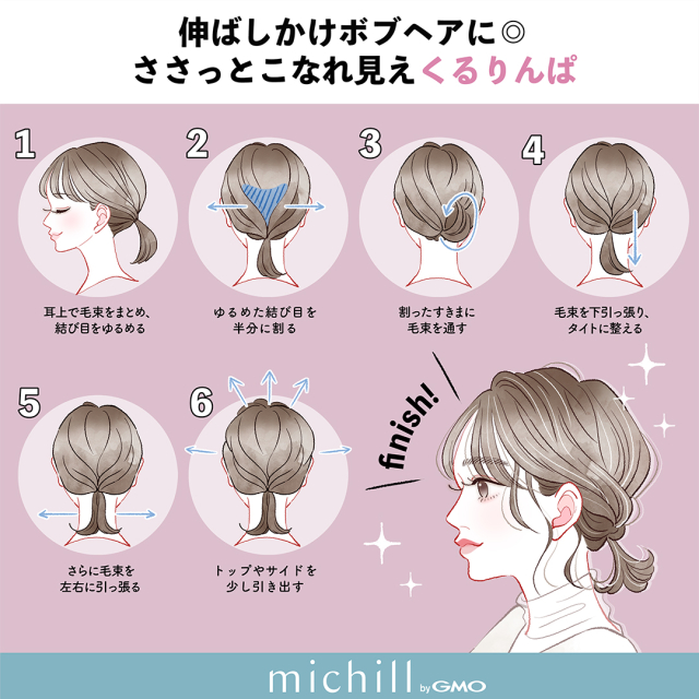 ちょっと変えるだけで印象が変わる 不器用さんでもできる ボブ向け 簡単ヘアアレンジ3選 Trill トリル