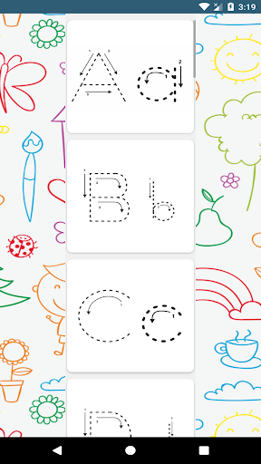 Preschool ABC – Tracing  Coloring With Songs