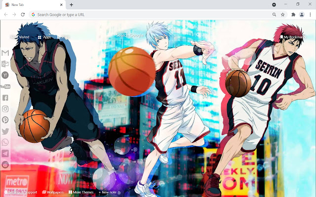 Kuroko no Basket Anime Baggrund