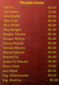 Hotel Vandana menu 6