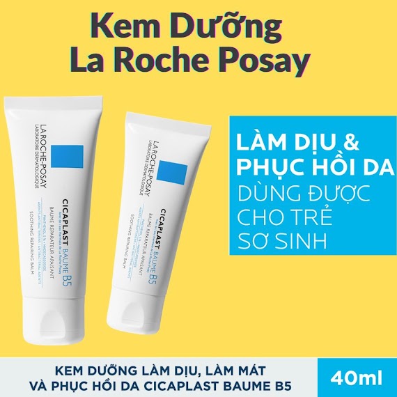 Kem Dưỡng Da La Roche Posay Cicaplast Baume Cream B5 / Gel B5 40Ml