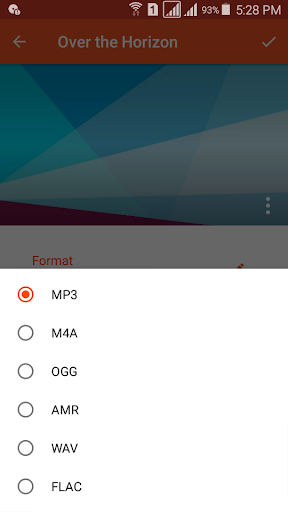 Screenshot Audio Converter (MP3 AAC OPUS)