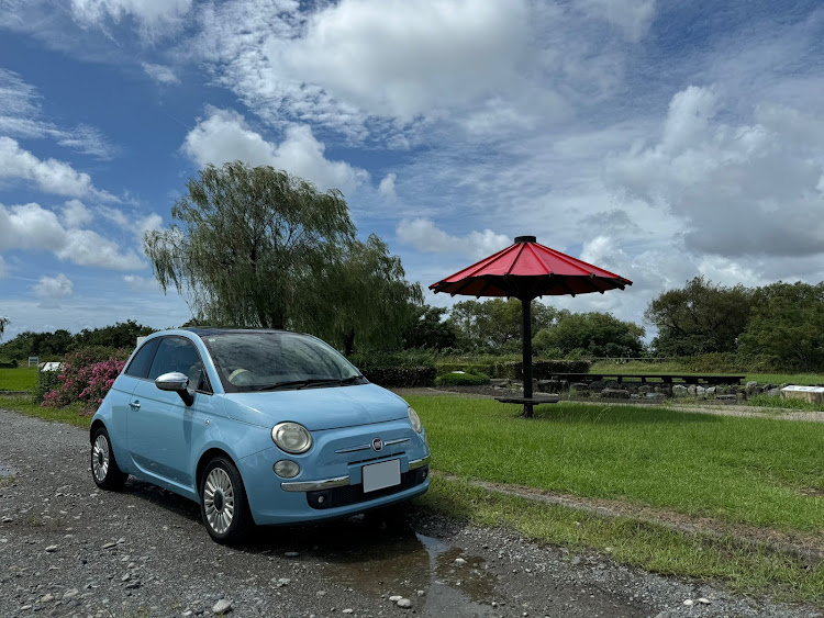 500の和と愛車・チンクエチェント・フィアット500・fiat500・アッズーラに関するカスタム事例の投稿画像1枚目