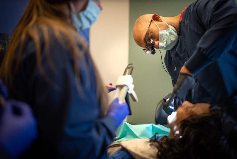 dental cleaning to remove plaque and tartar