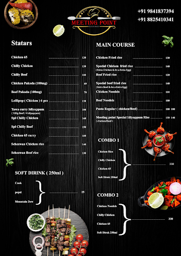 Meeting Point menu 