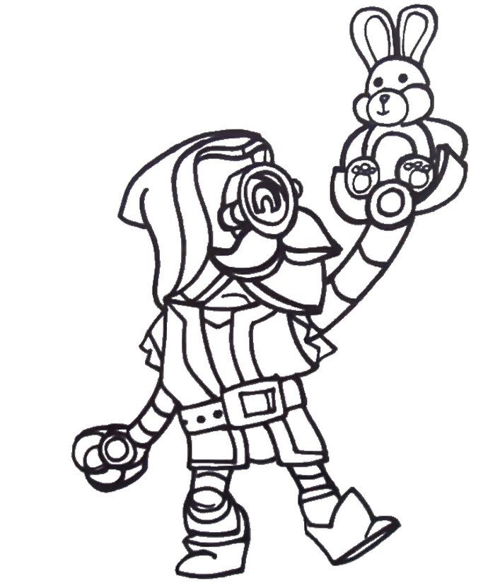 Brawl Stars Coloring Pages Skin Coloring And Drawing - brawl stars coloring pages virus 8 bit